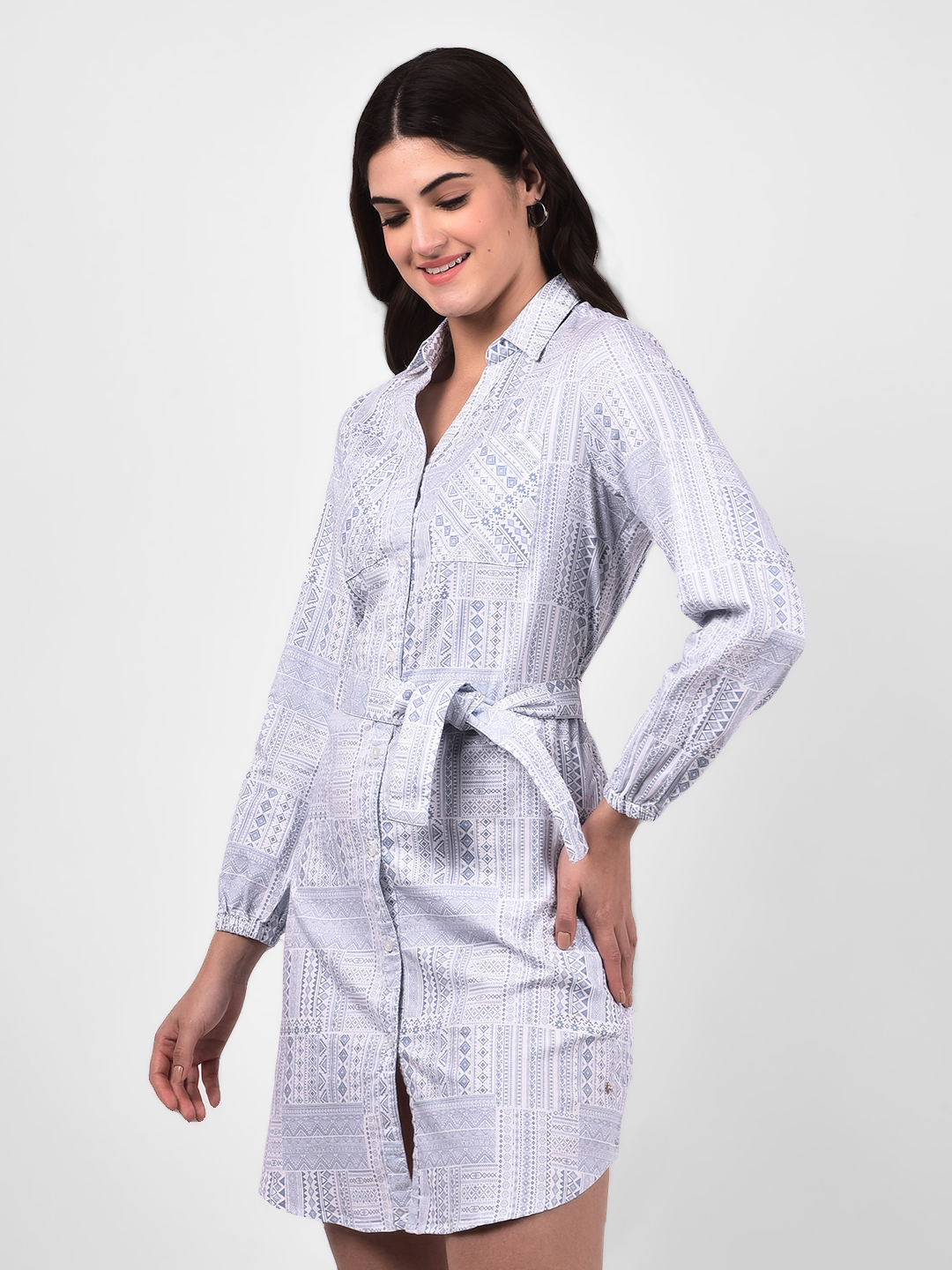 Numero Uno Women Printed Shirt Dress